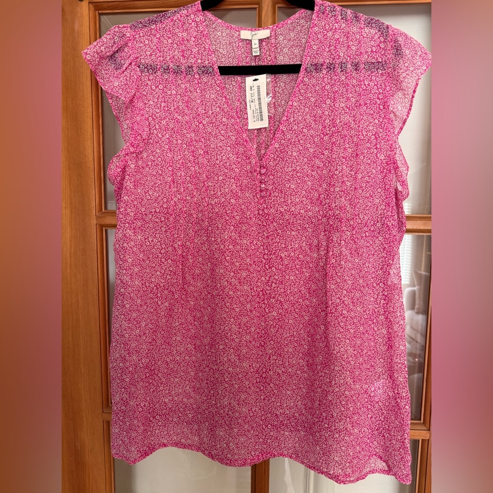 Pink Floral Women's Top